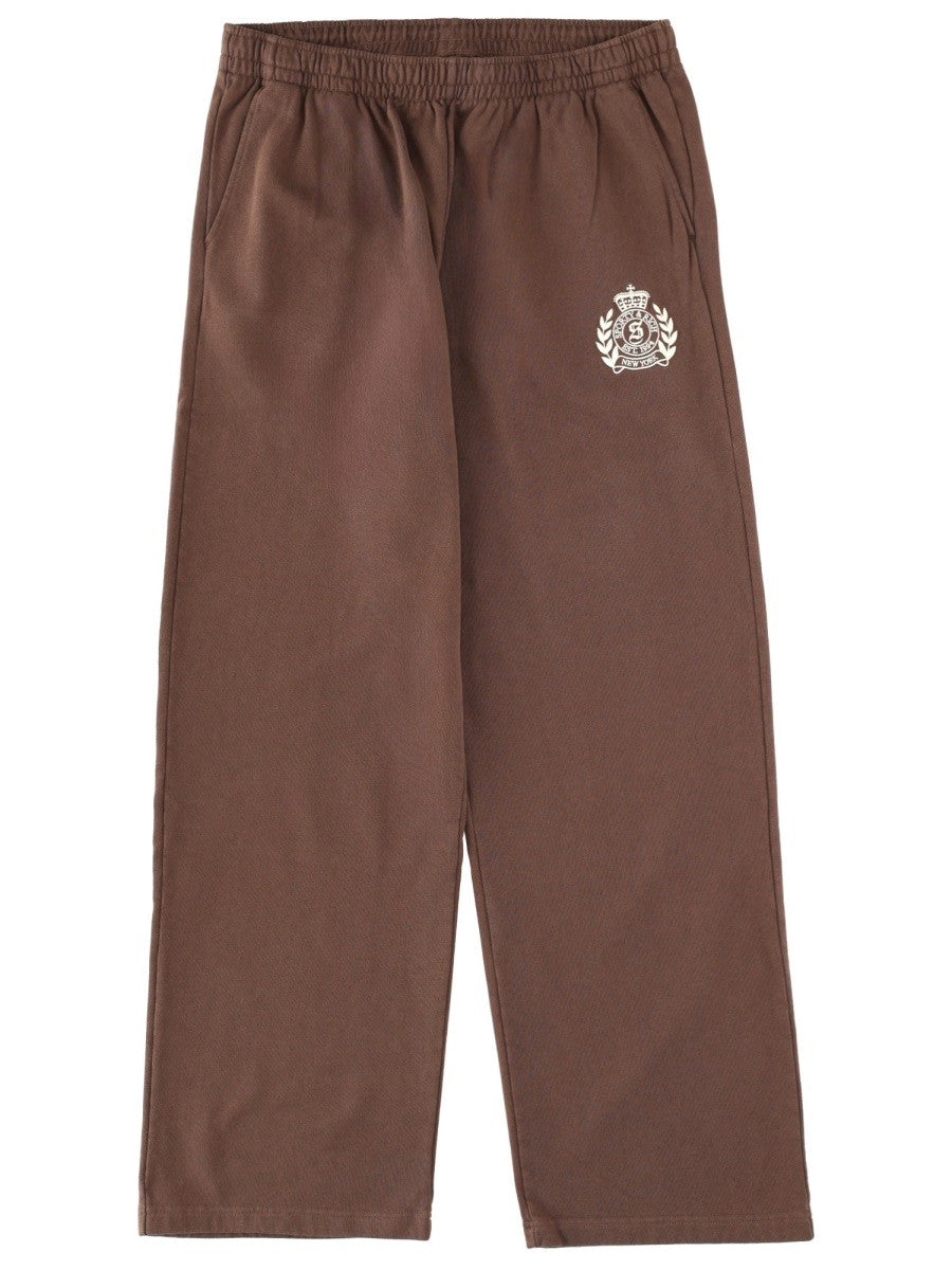 SPORTY&RICH - Unisex - Brown - Pants