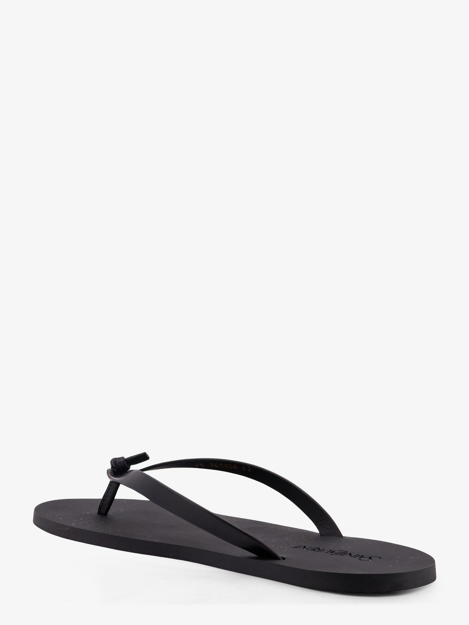 Saint Laurent - Man - Black - Flat Sandal