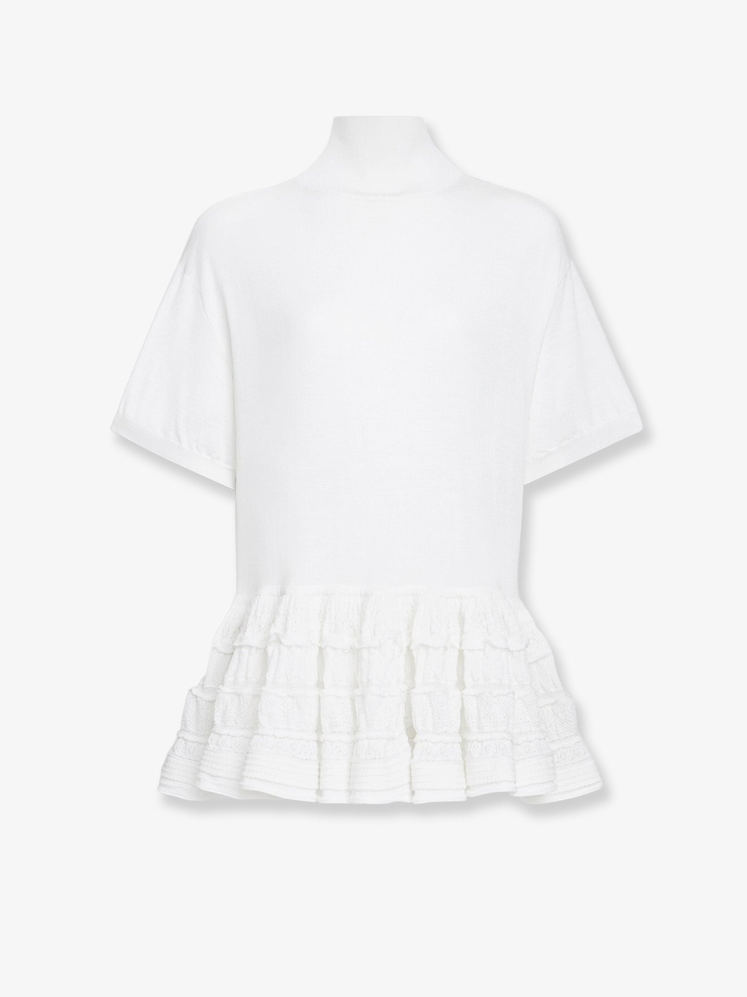 ALAIA - Woman - White - Knit Sweater
