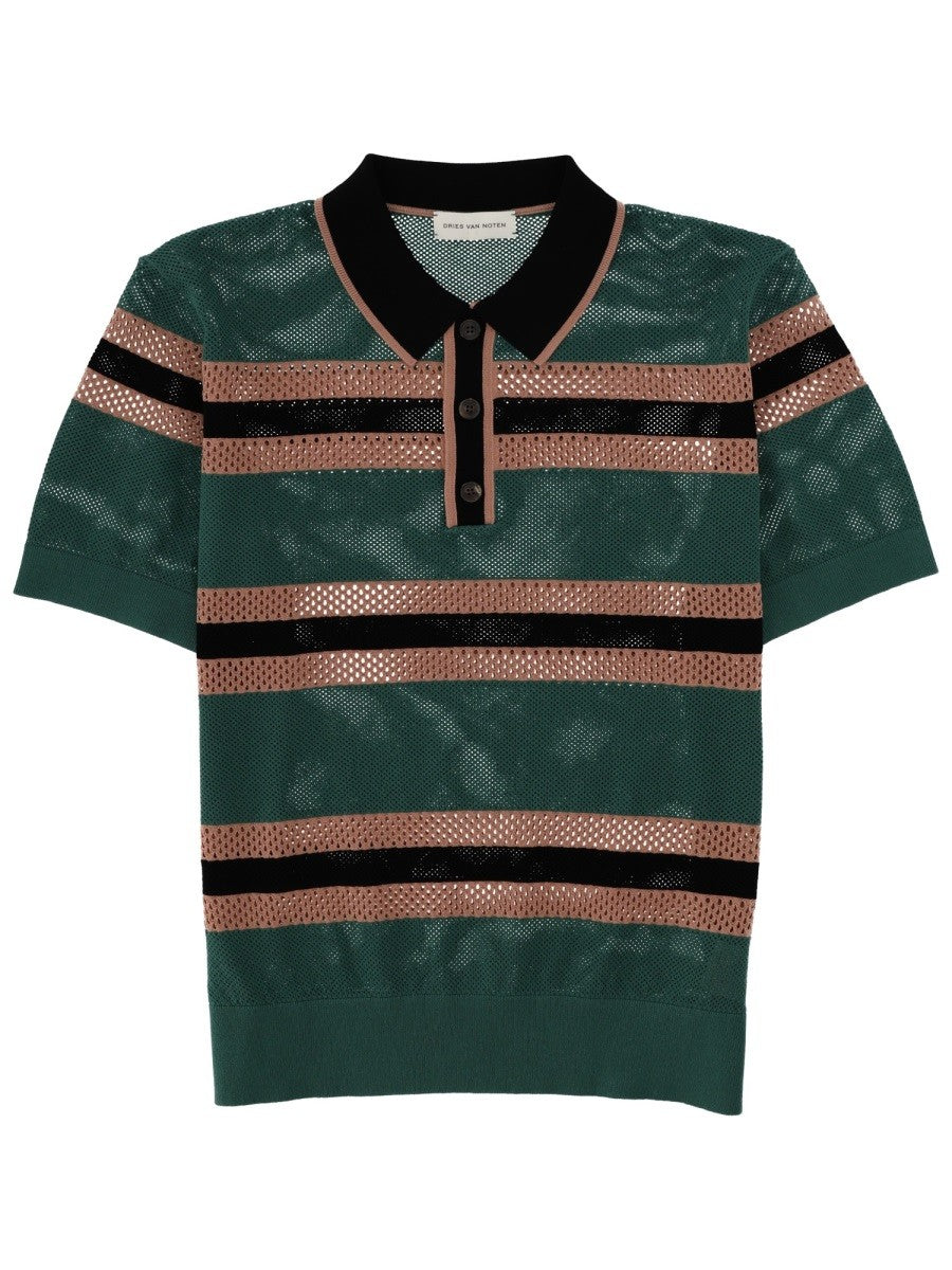 Dries Van Noten - Man - Green - Polo Shirt