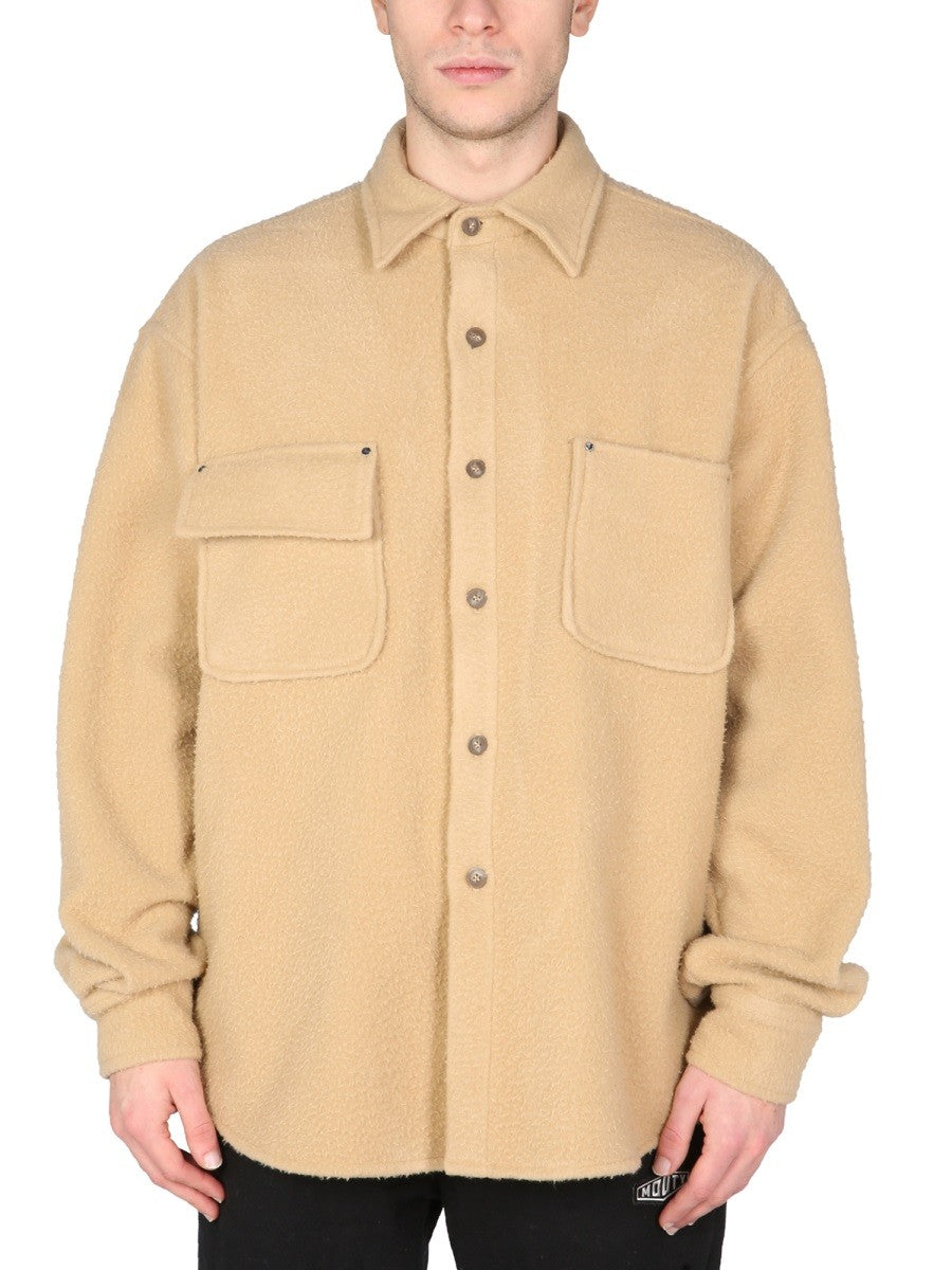 MOUTY - Man - Beige - Shirt