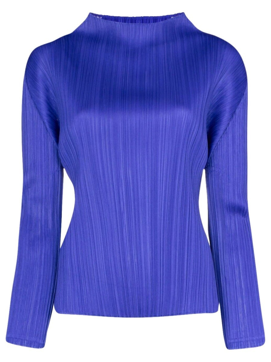 PLEATS PLEASE ISSEY MIYAKE - Woman - Blue - T-shirt