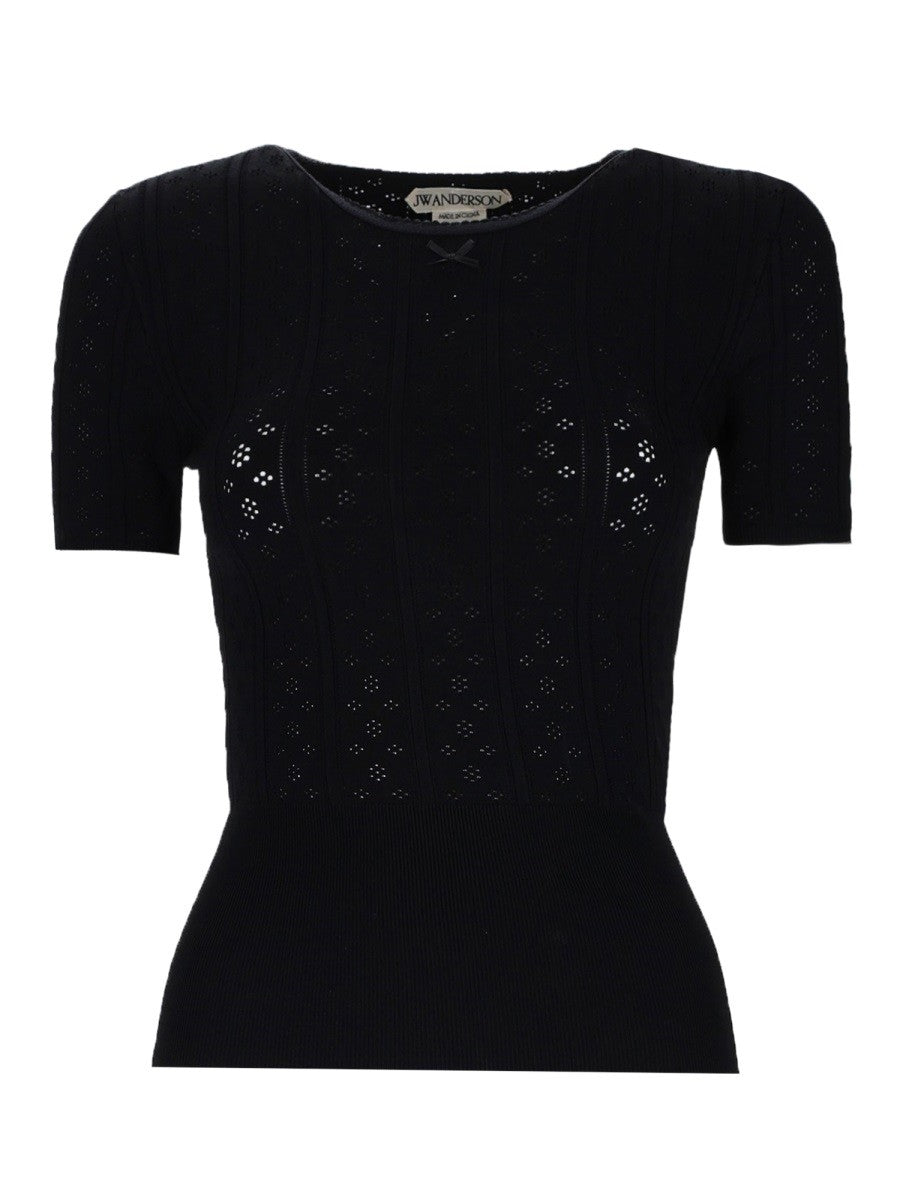 jw anderson - Woman - Black - T-shirt