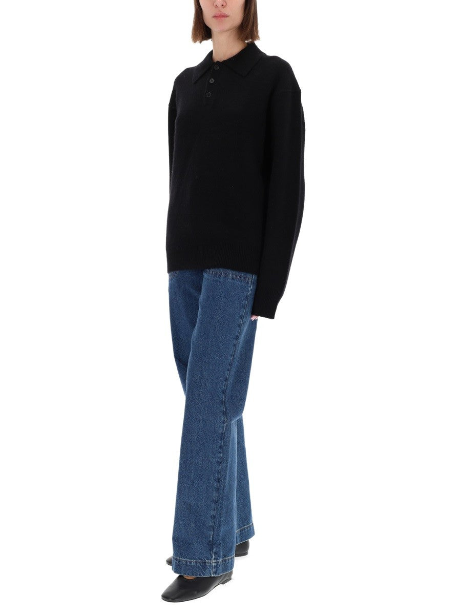 GUEST IN RESIDENCE - Woman - Black - POLO SHIRTS