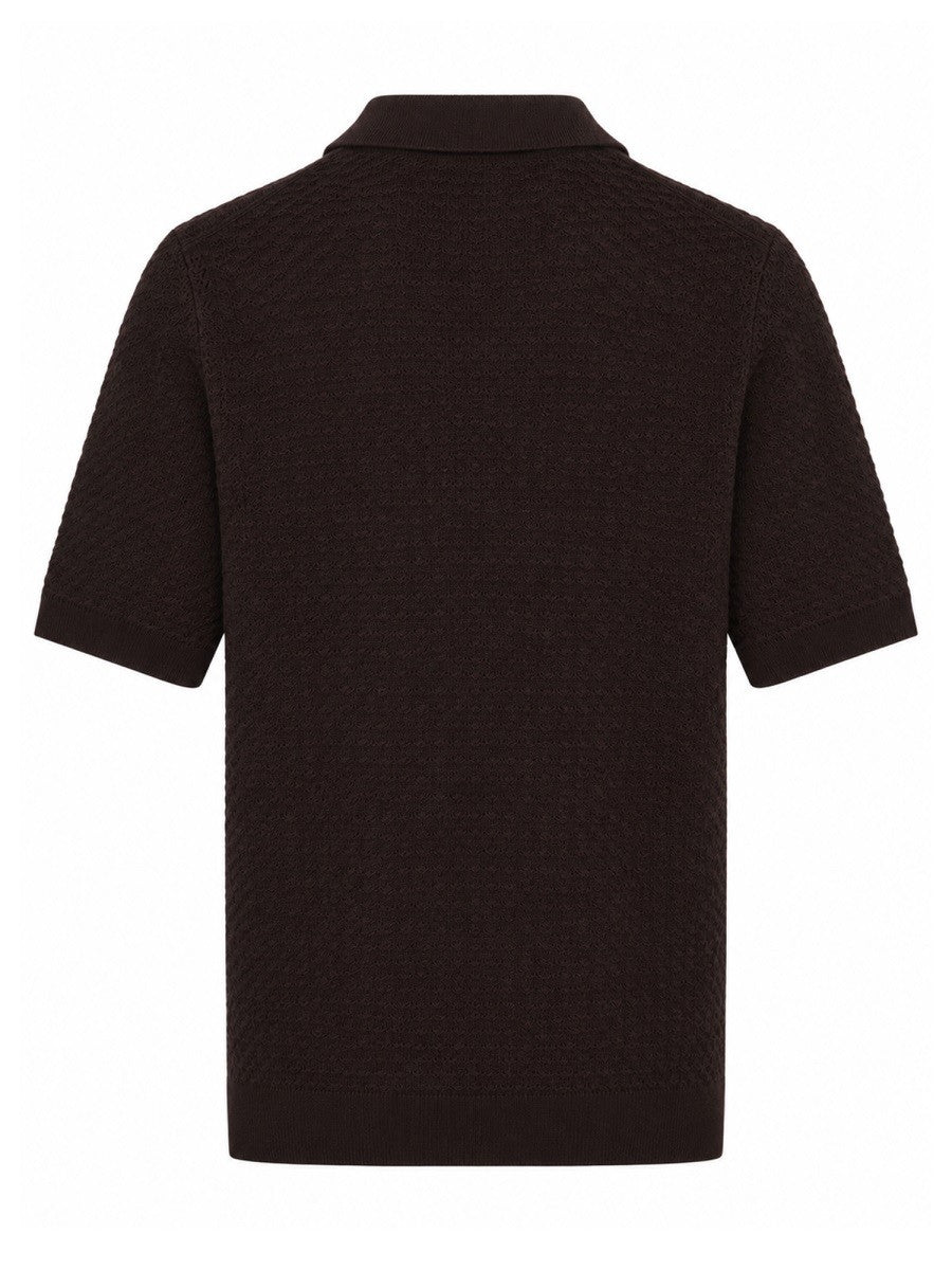 LUIGI GENTILE - Man - Brown - Polo Shirt