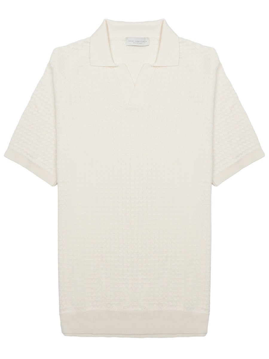 LUIGI GENTILE - Man - Beige - Polo Shirt