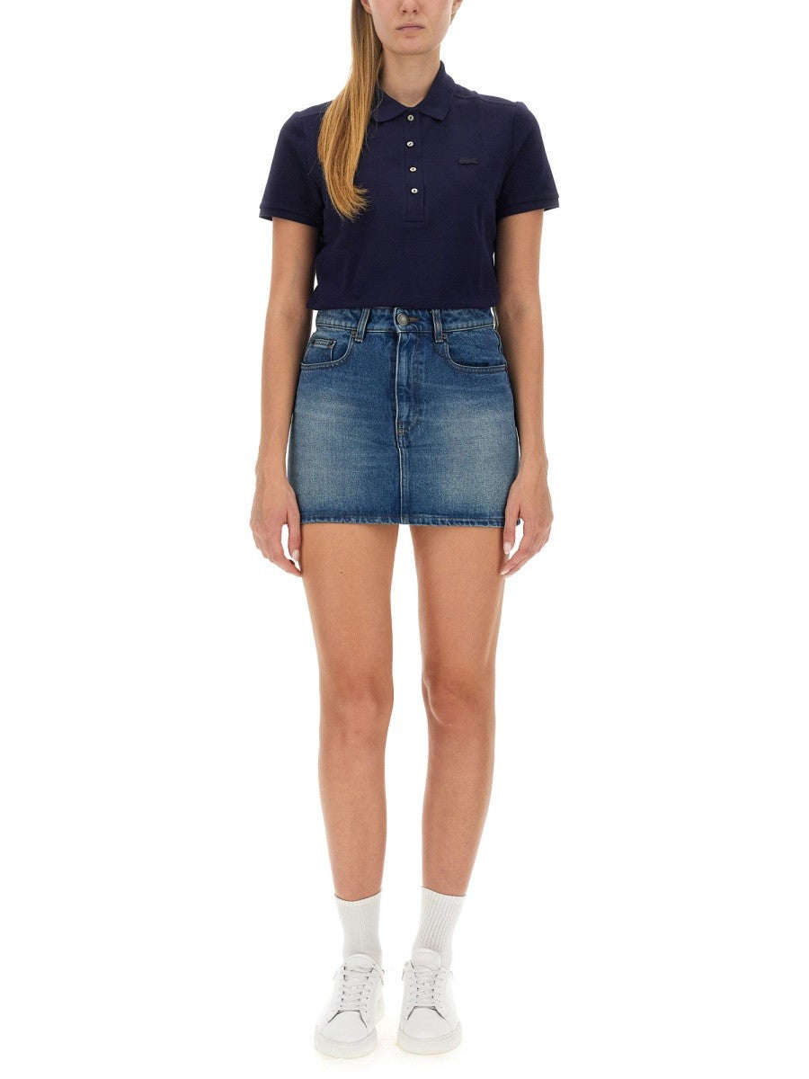 Lacoste - Woman - Blue - POLO SHIRT