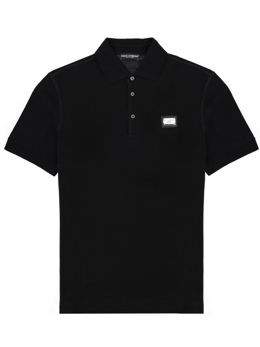 Dolce & Gabbana - Man - Black - Polo Shirt