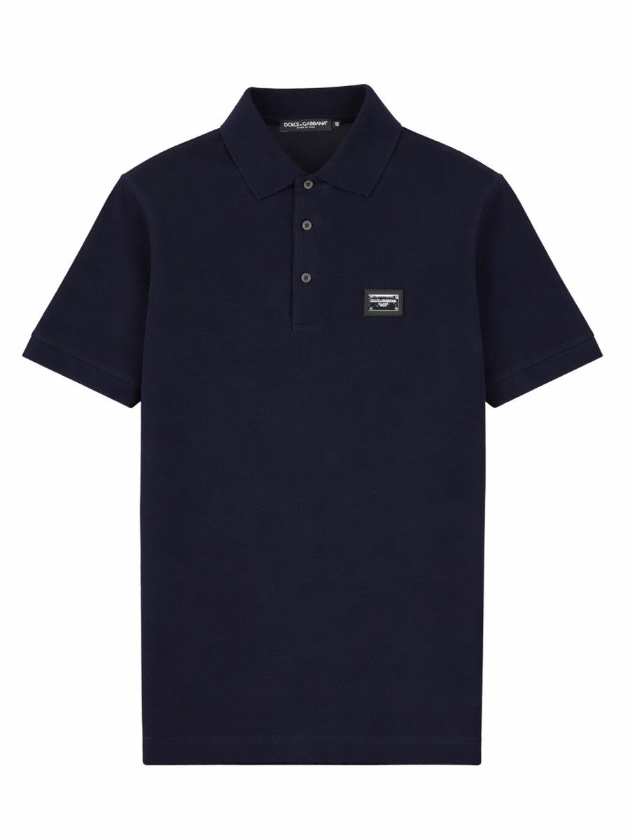 Dolce & Gabbana - Man - Blue - Polo Shirt