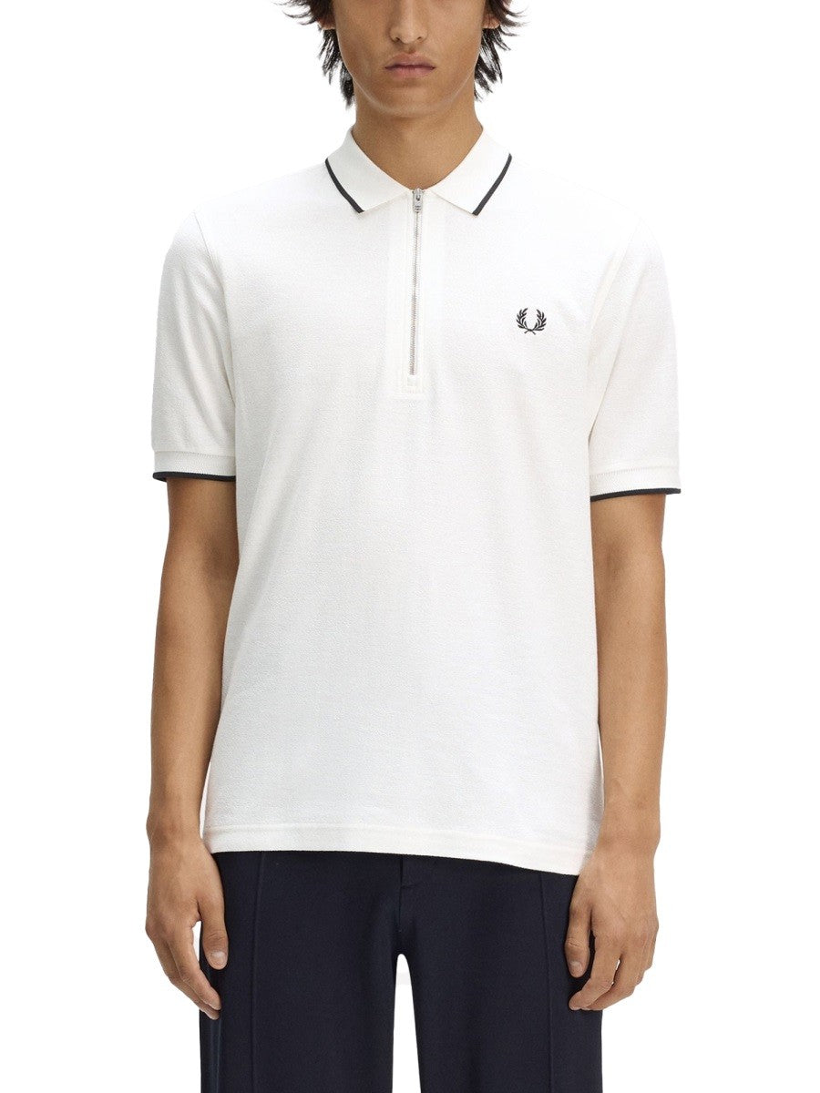 FRED PERRY - Man - White - Polo Shirt