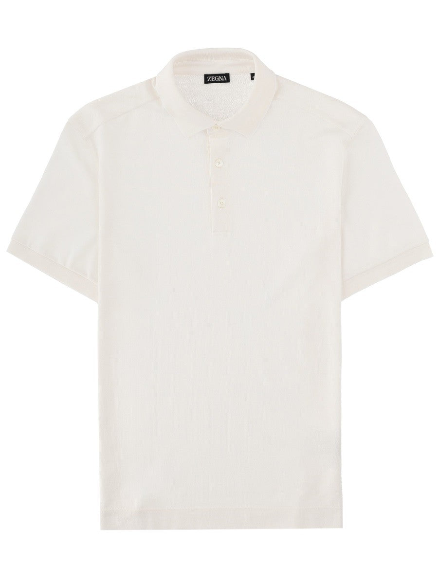 Zegna - Man - White - Polo Shirt