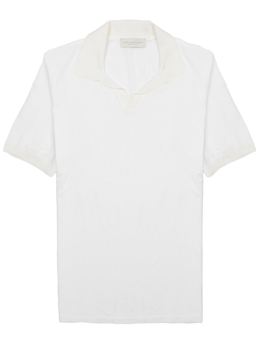 LUIGI GENTILE - Man - White - Polo Shirt