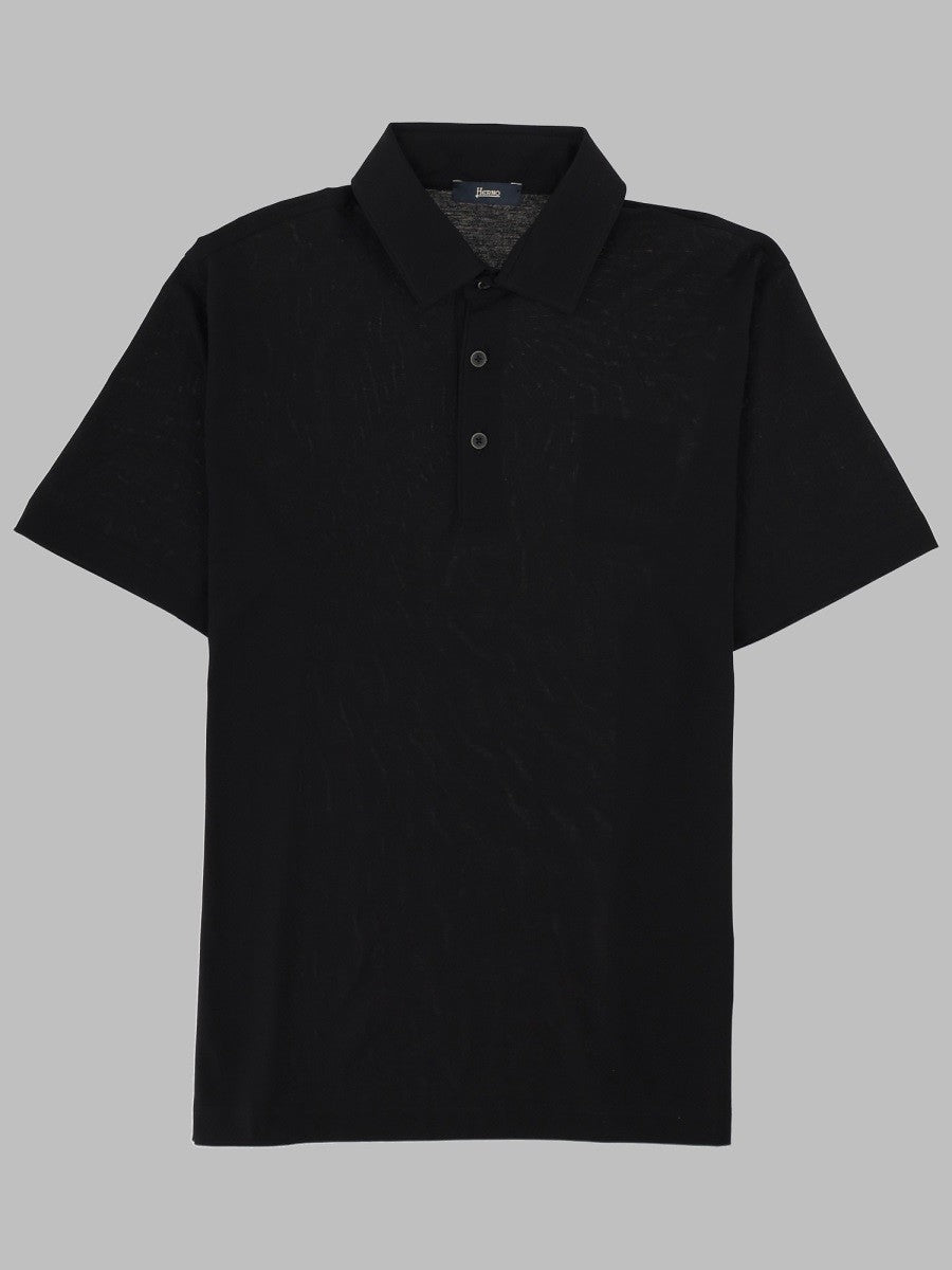 Herno - Man - Black - Polo Shirt