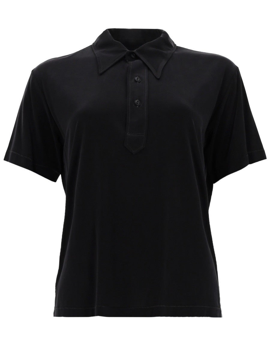 Maison Margiela - Woman - Black - Polo Shirt