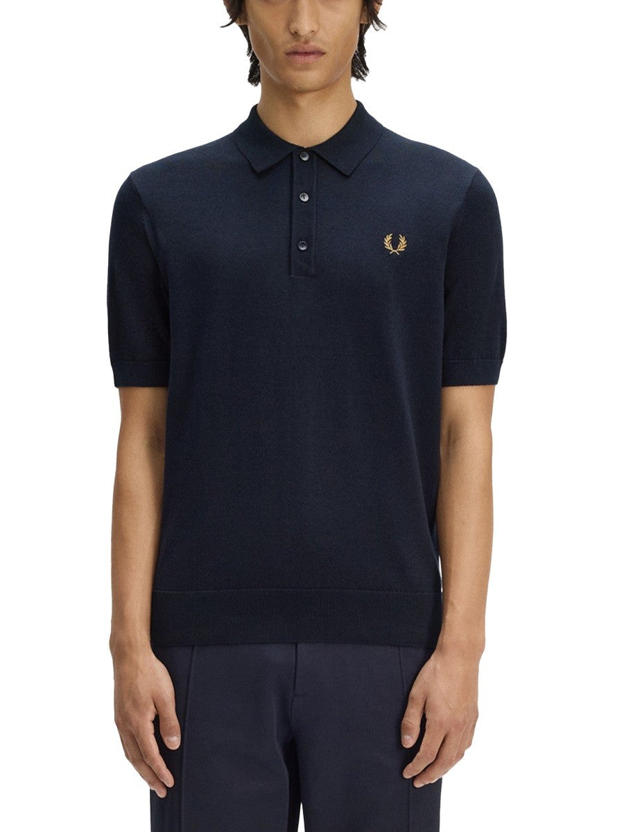 FRED PERRY - Man - Blue - Polo Shirt