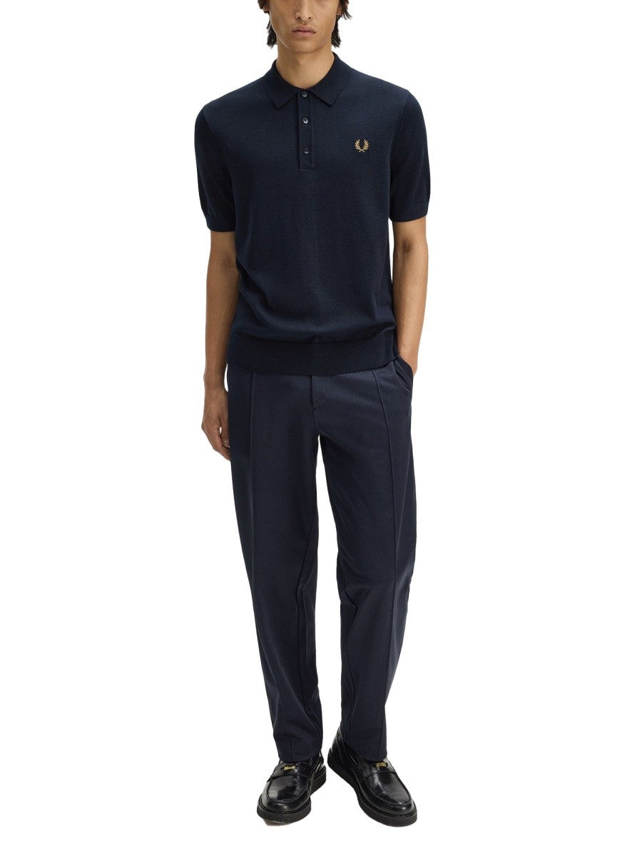 FRED PERRY - Man - Blue - Polo Shirt