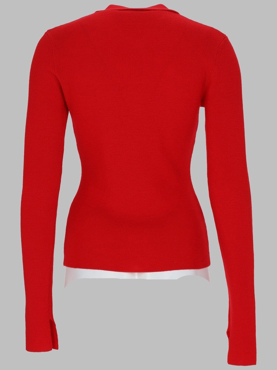 GANNI - Woman - Red - Polo Shirt