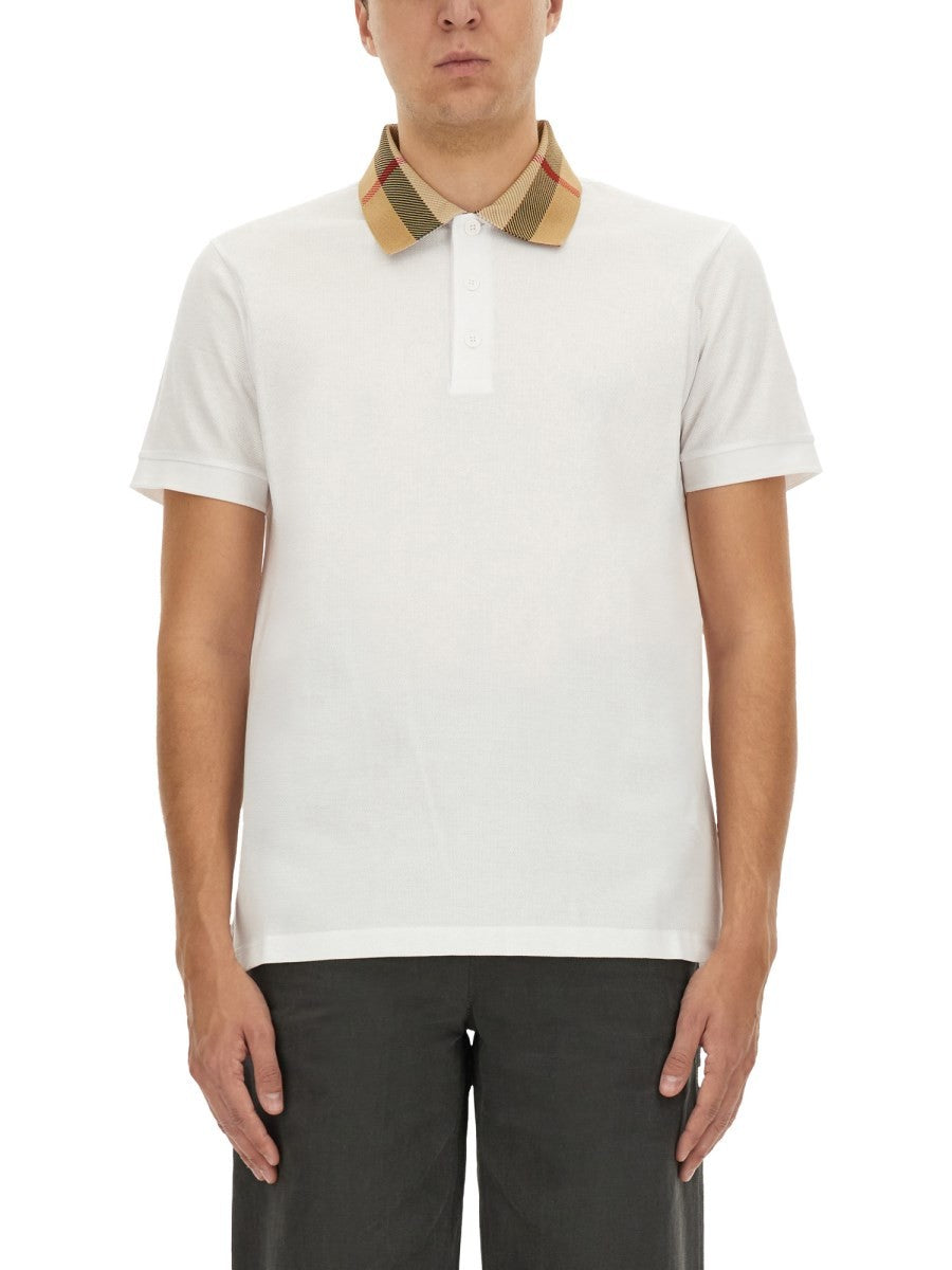 Burberry - Man - White - Polo Shirt