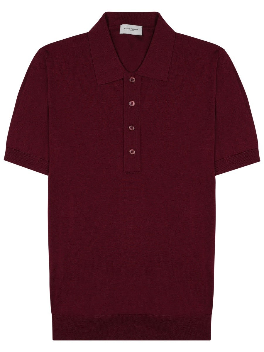 PAOLO PECORA MILANO - Man - Red - Polo Shirt