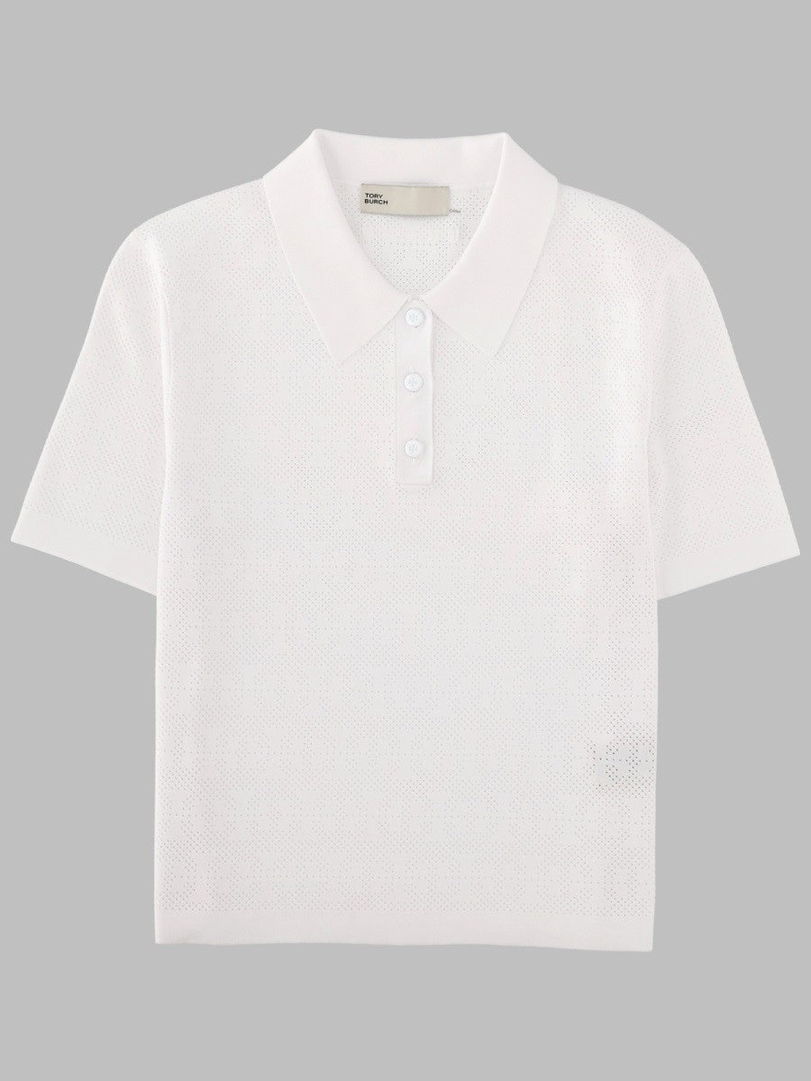 Tory Burch - Woman - White - Polo Shirt