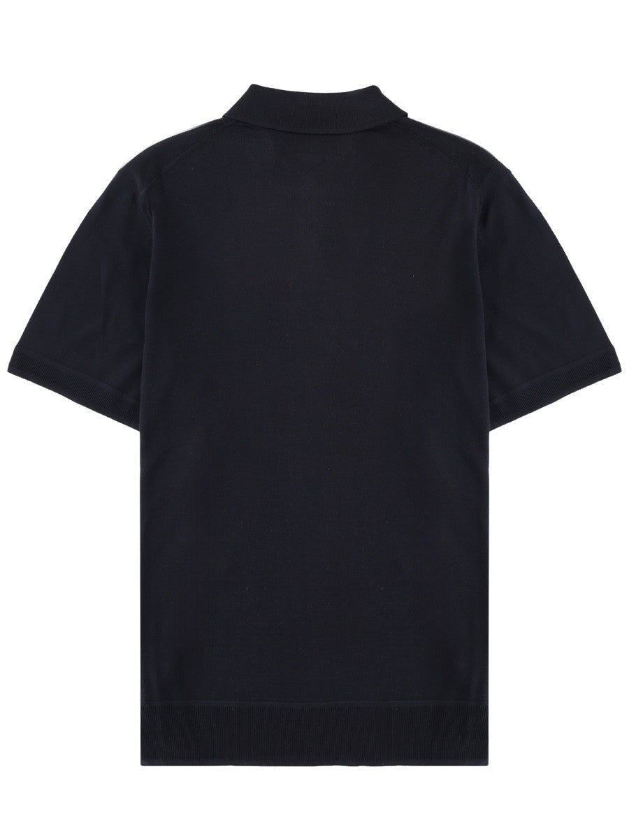 BOSS CAMEL - Man - Blue - Polo Shirt