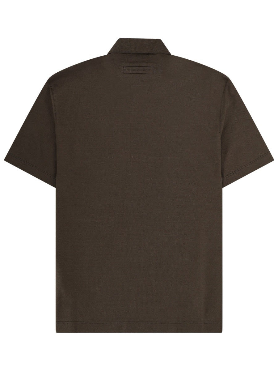 Zegna - Man - Brown - Polo Shirt
