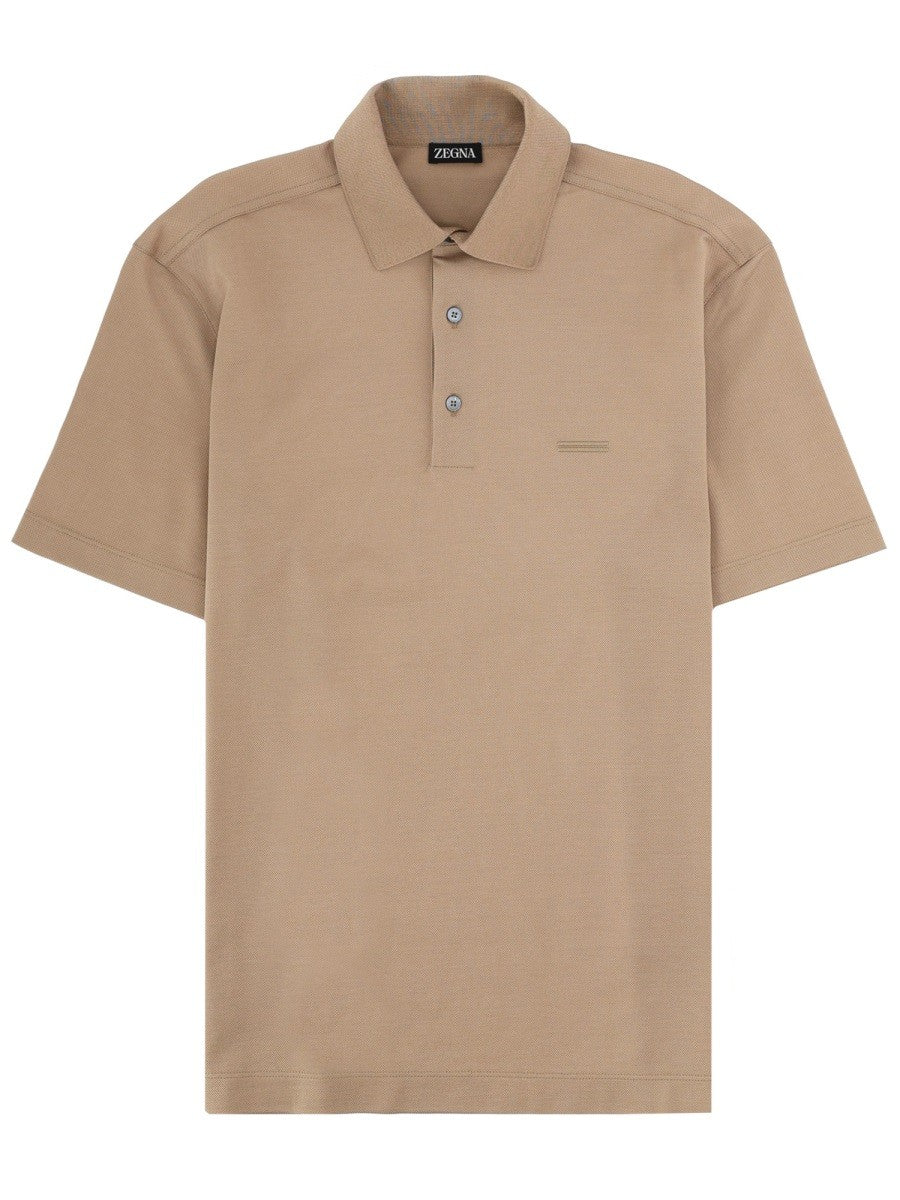Zegna - Man - Beige - Polo Shirt