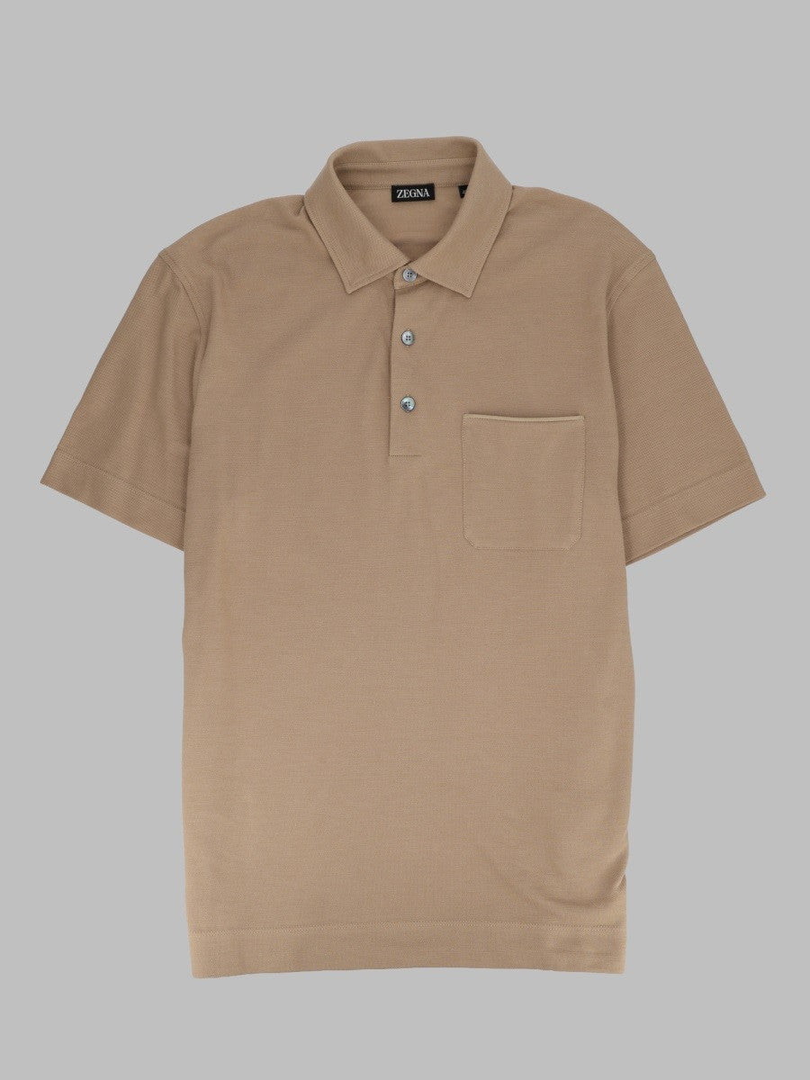 Zegna - Man - Beige - Polo Shirt