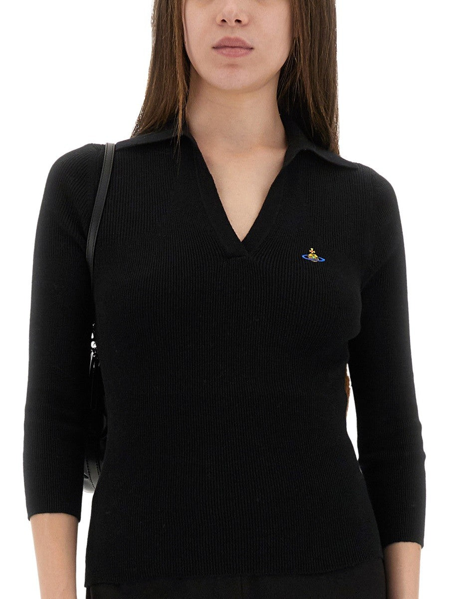 Vivienne Westwood - Woman - Black - POLO SHIRT