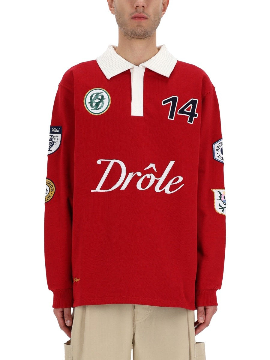 Drole De Monsieur - Man - Red - Polo Shirts