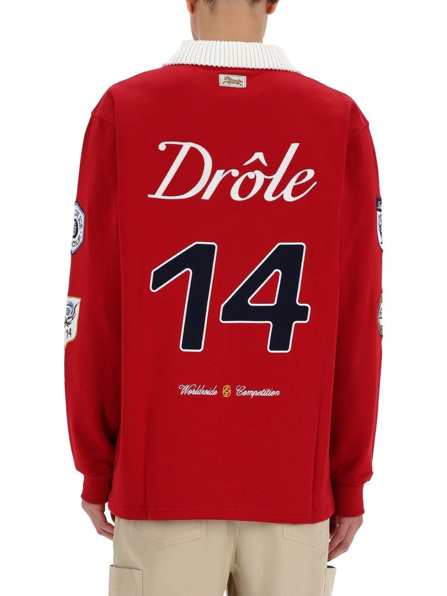 Drole De Monsieur - Man - Red - Polo Shirt