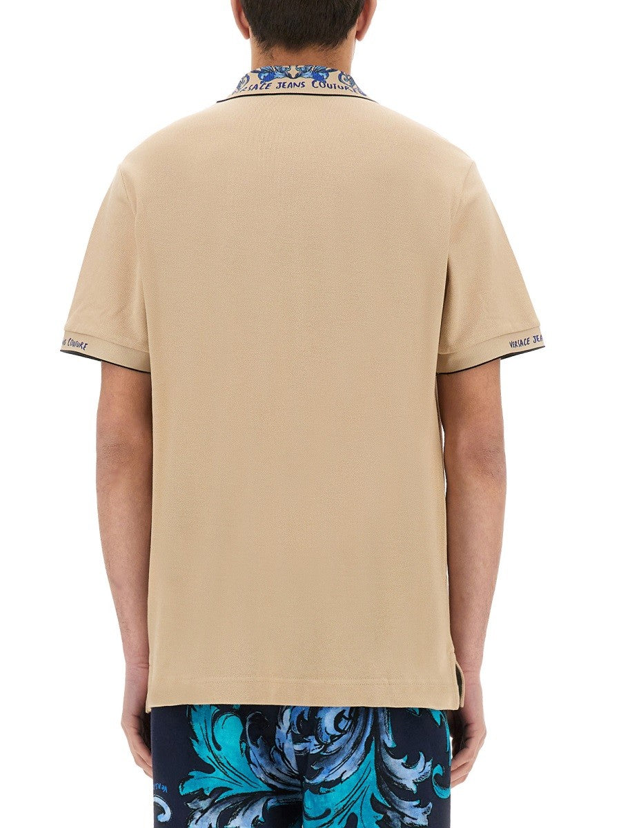 Versace Jeans Couture - Man - Beige - Polo Shirt
