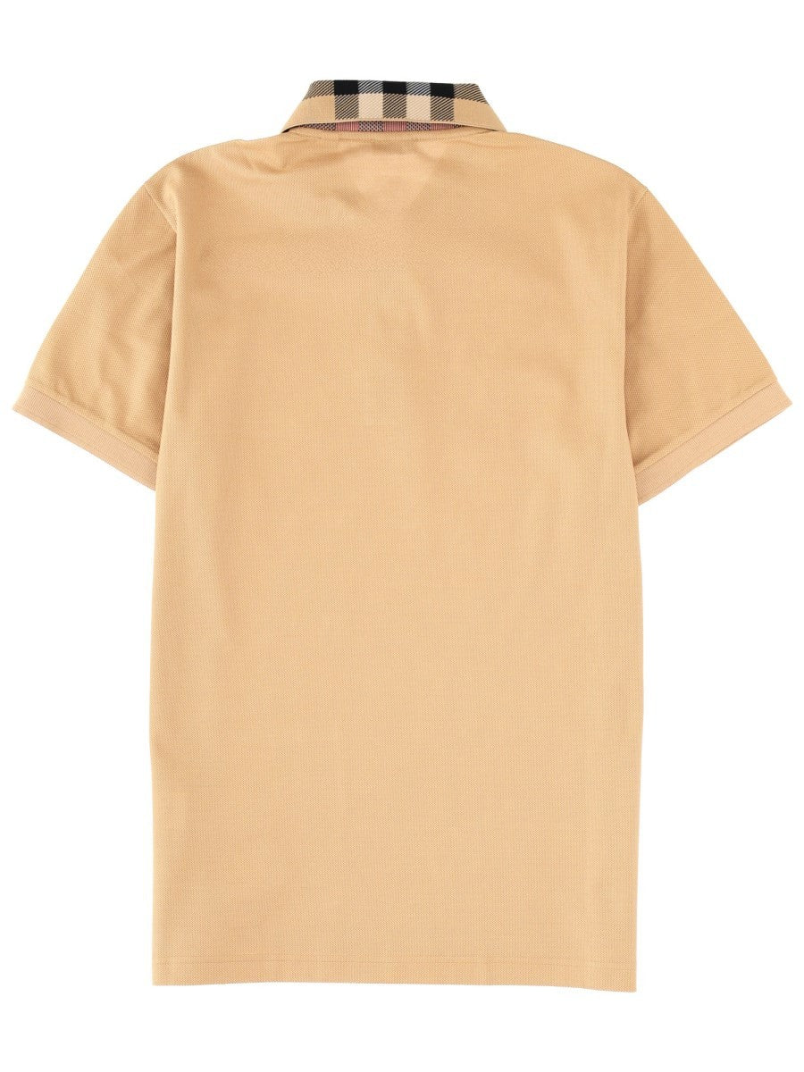 Burberry - Man - Beige - Polo Shirts