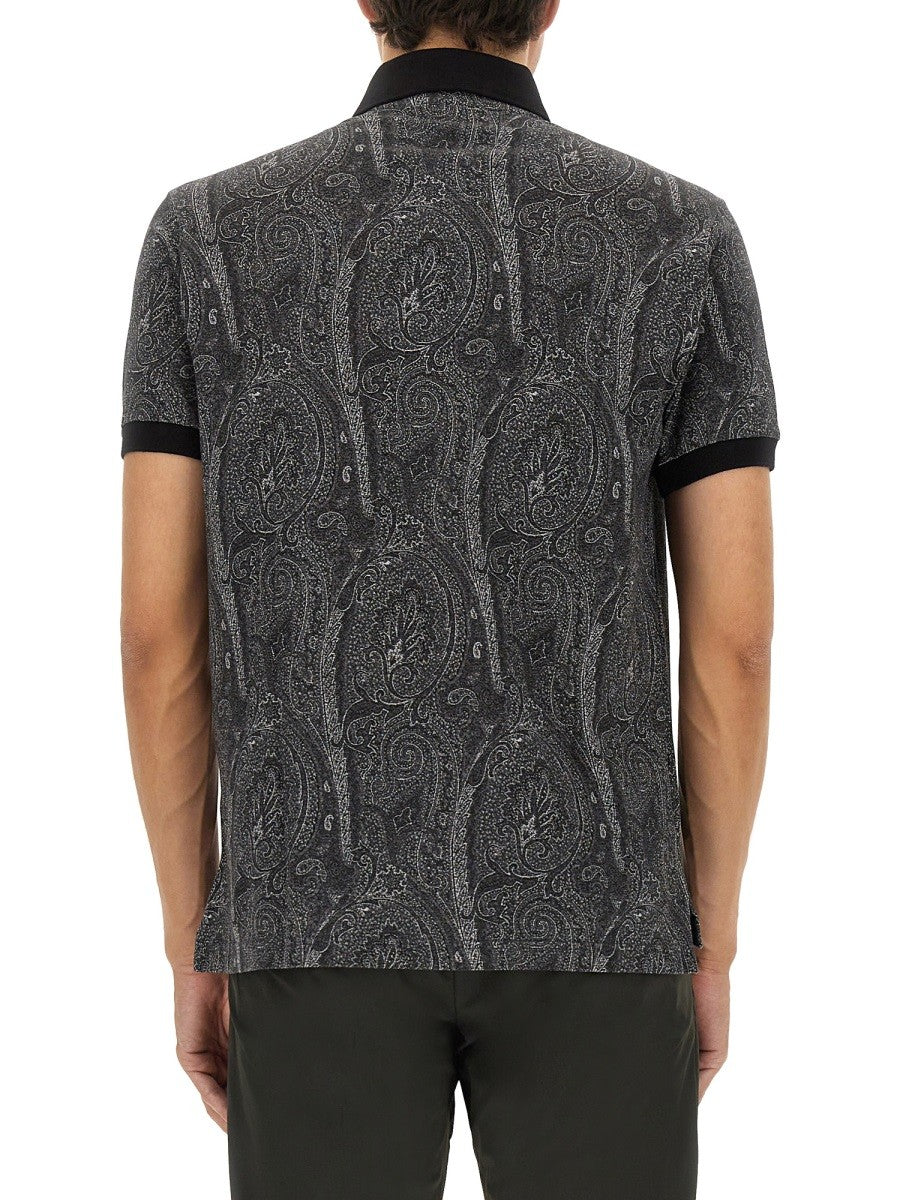 Etro - Man - Black - Polo Shirts