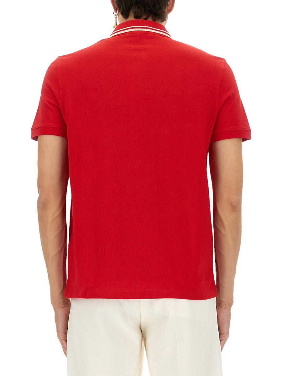 Valentino - Man - Red - Polo Shirts