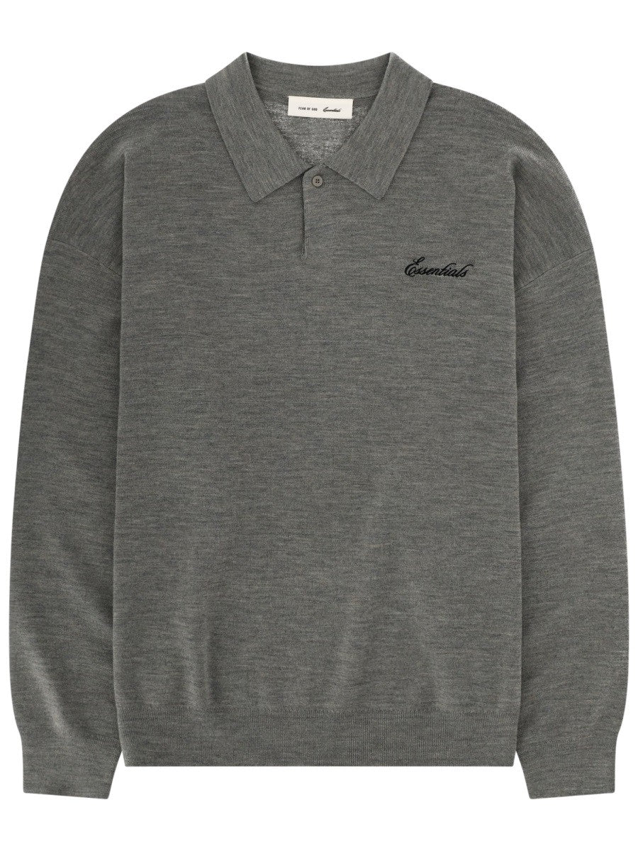 FEAR OF GOD ESSENTIALS - Man - Grey - Polo Shirt