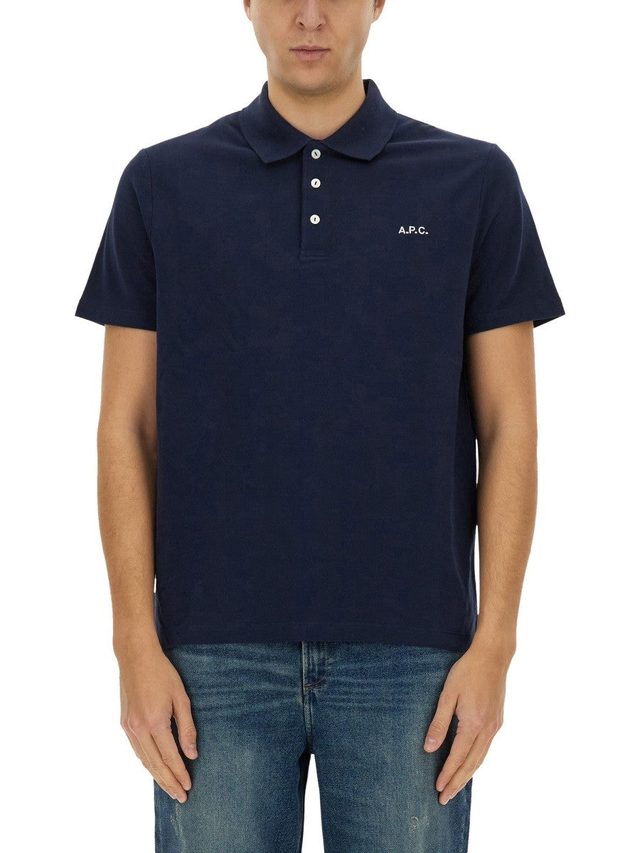 A.P.C. - Man - Blue - Polo Shirts