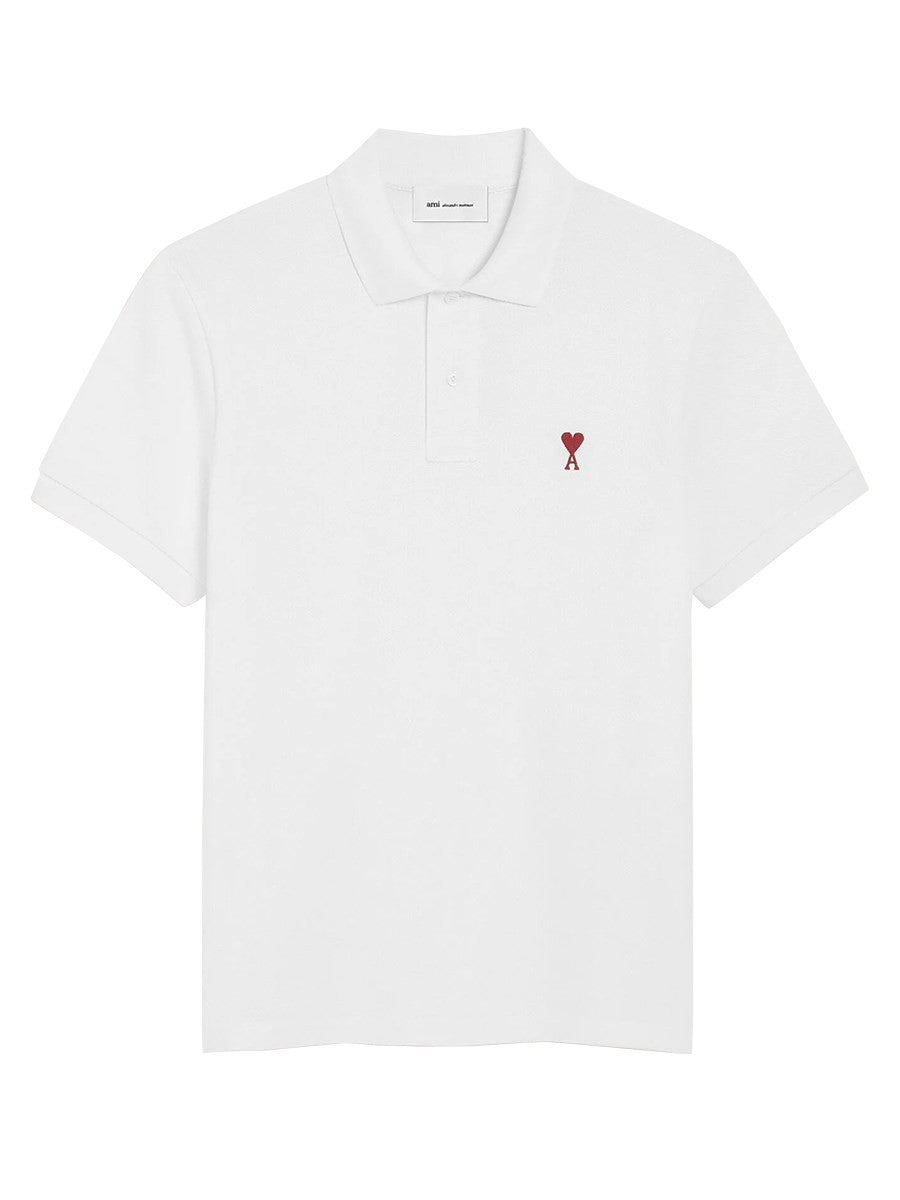 AMI PARIS - Unisex - White - Polo Shirt