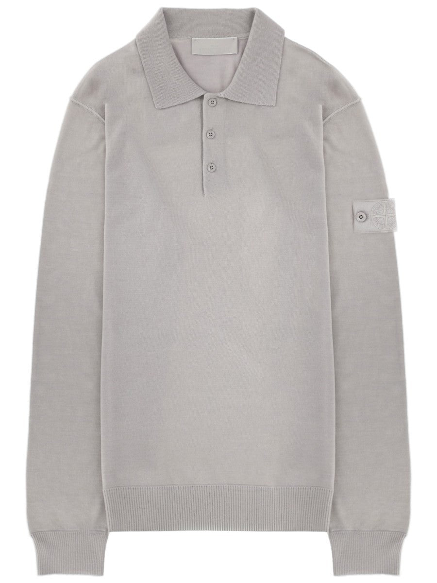 Stone Island - Man - Grey - Polo Shirt