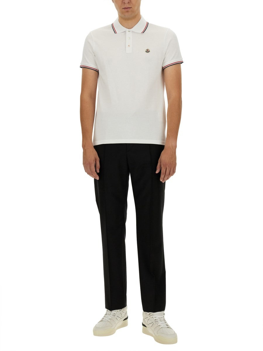 Moncler - Man - White - Polo Shirts