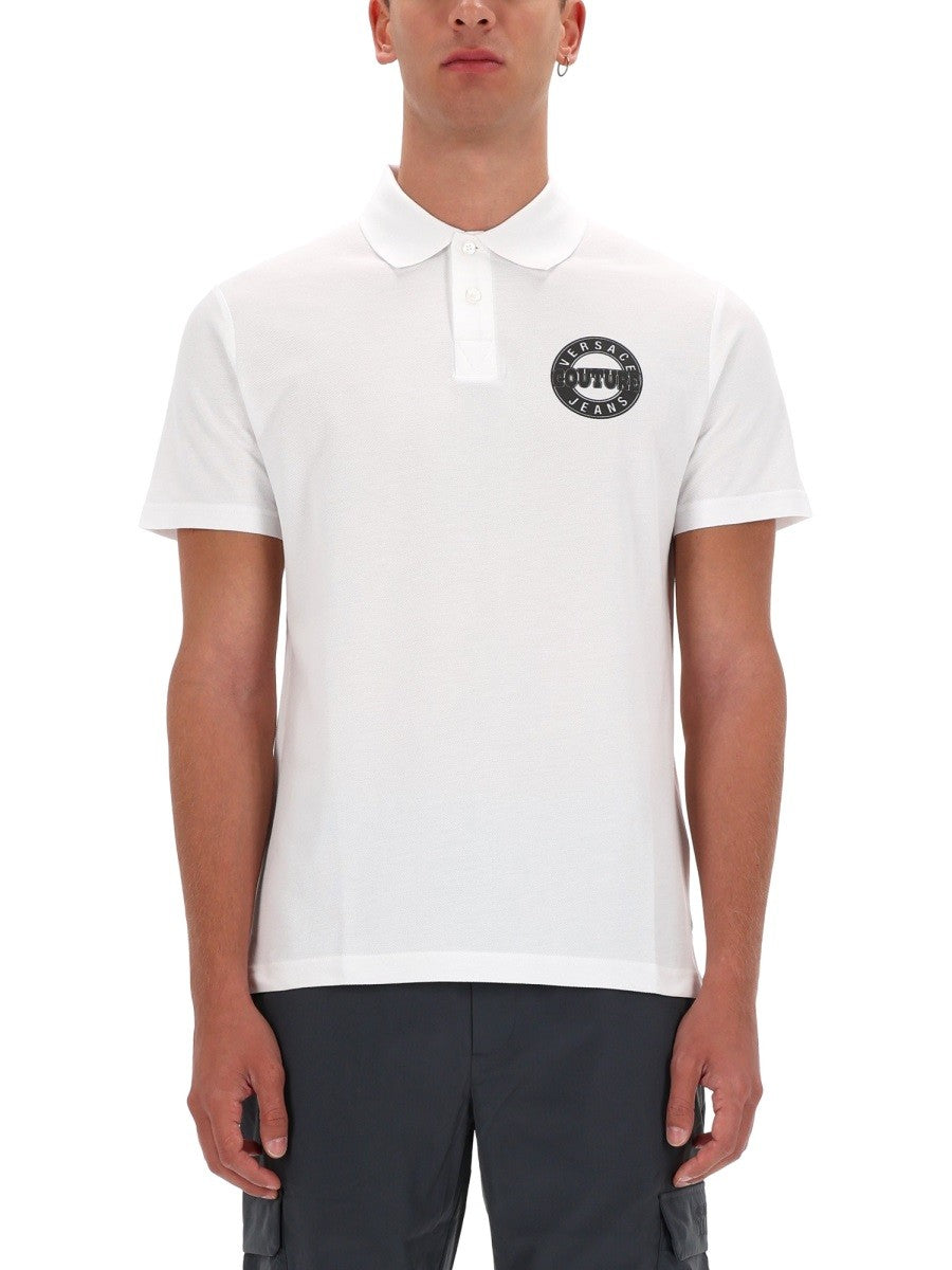 Versace Jeans Couture - Man - White - Polo Shirts
