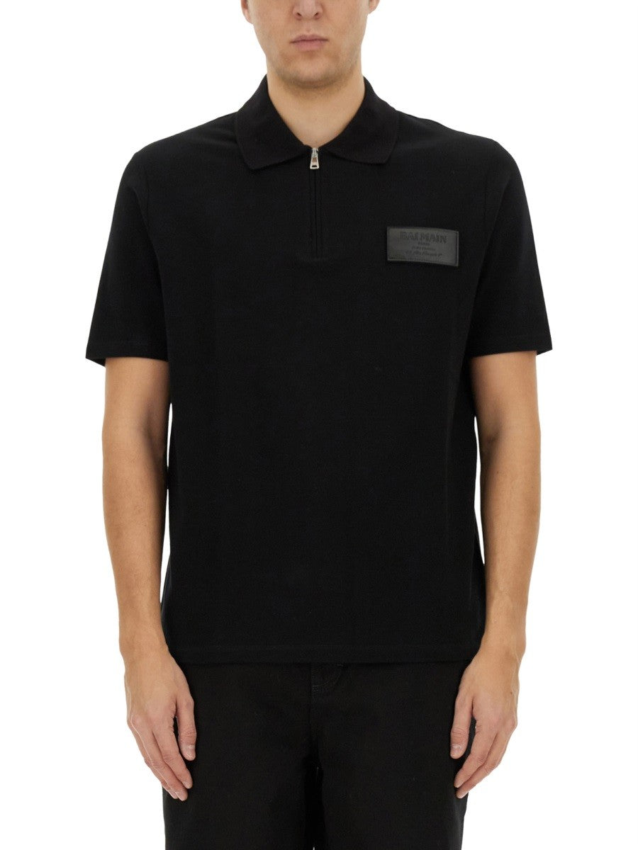 Balmain - Man - Black - Polo Shirts