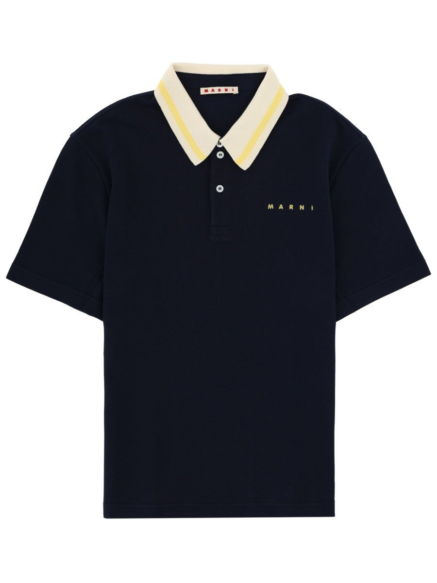 Marni - Man - Blue - Polo Shirt