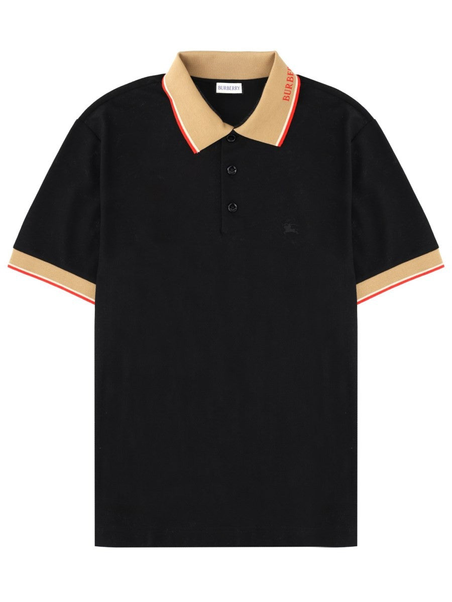 Burberry - Man - Black - Polo Shirt