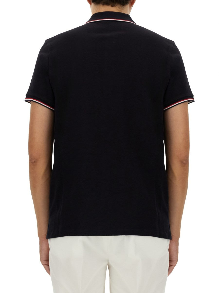 Moncler - Man - Blue - Polo Shirts