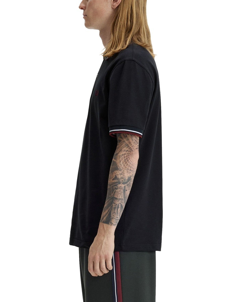FRED PERRY - Man - Blue - Polo Shirt