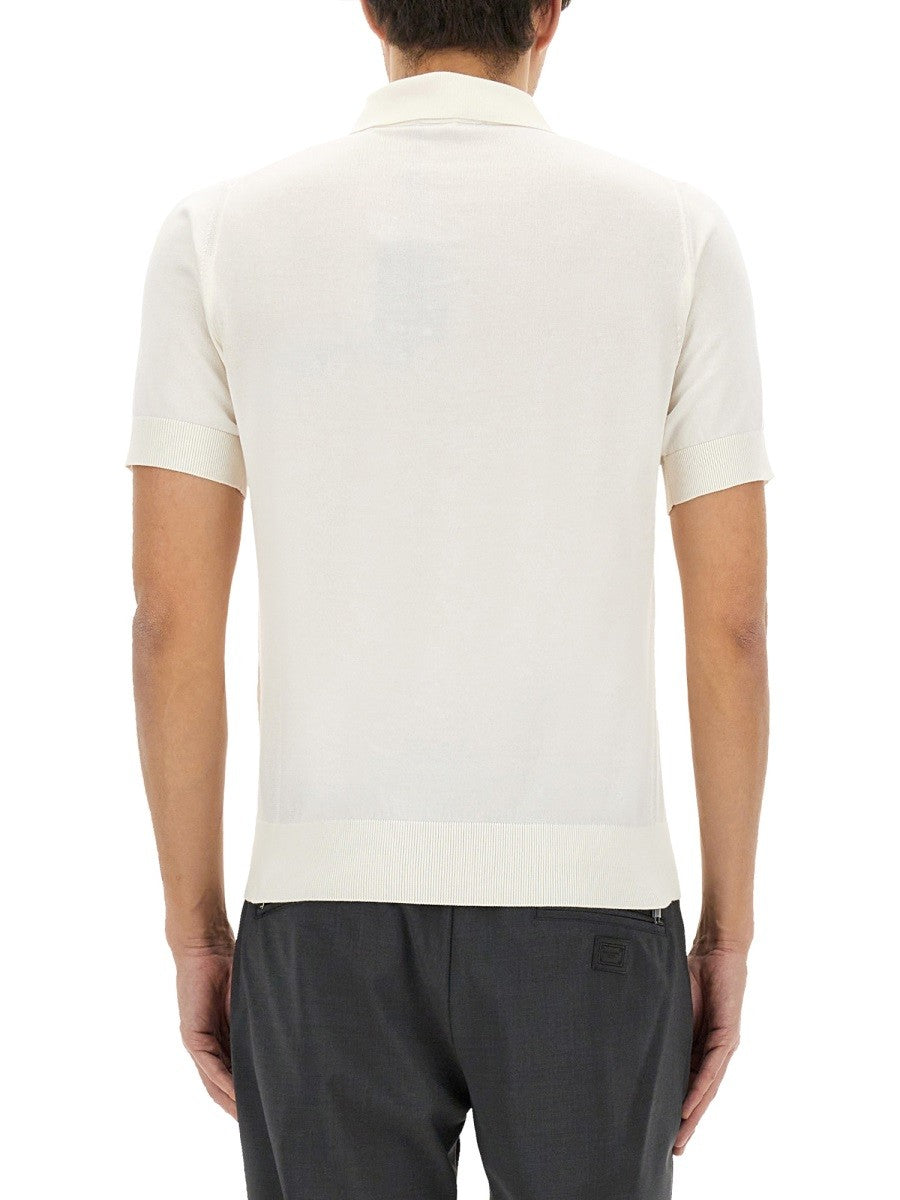 Dolce & Gabbana - Man - White - Polo Shirt