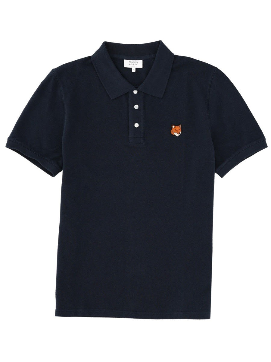Maison Kitsune - Man - Blue - Polo Shirts