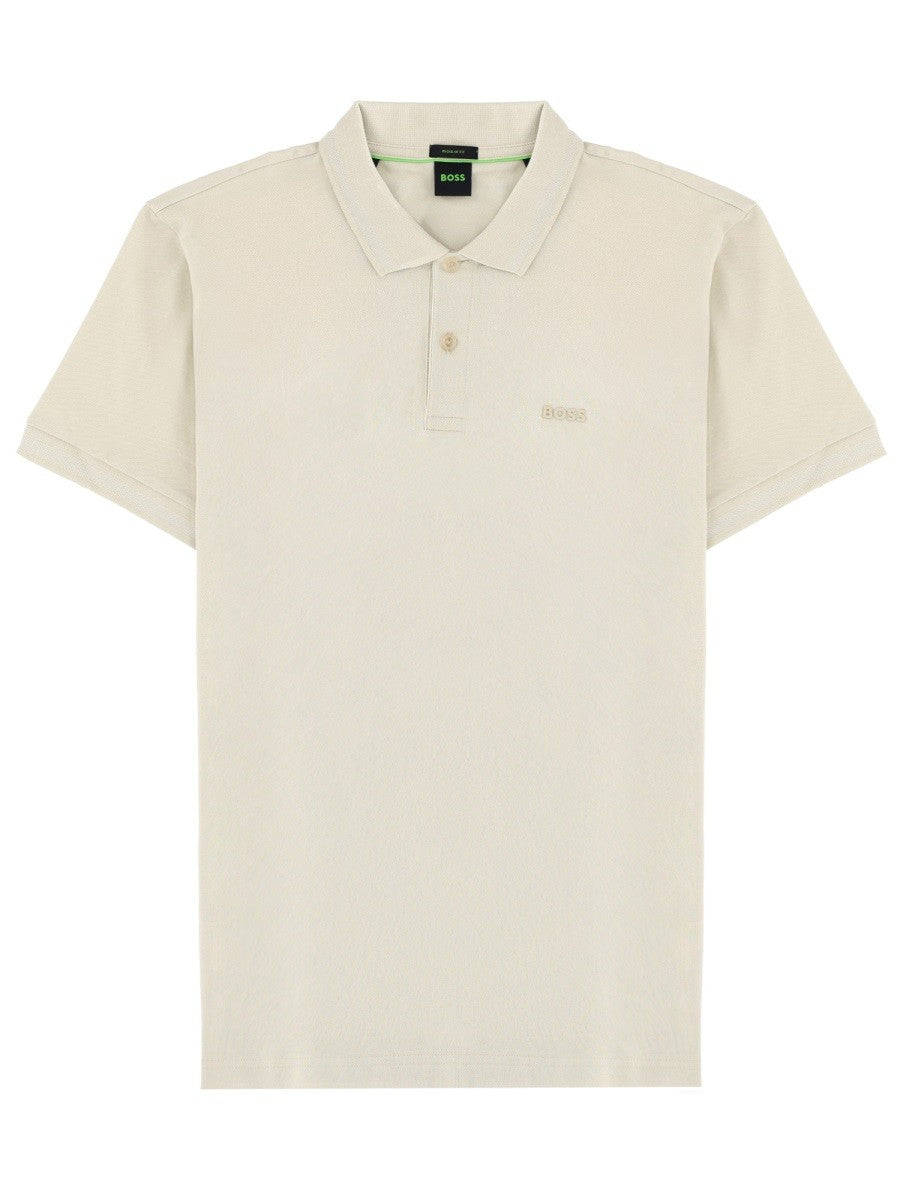 Boss - Man - Beige - Polo Shirt
