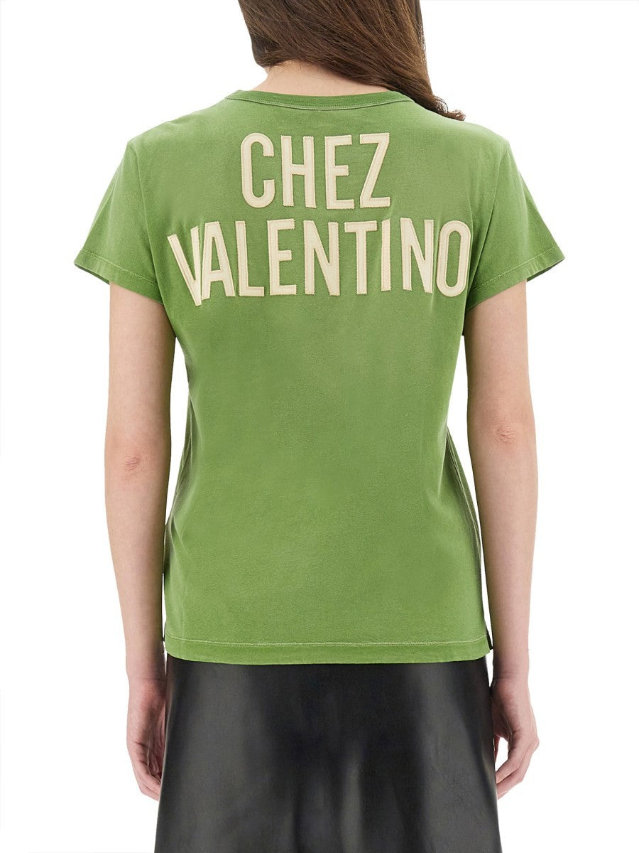 Valentino - Woman - Green - T-shirt